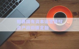 郟縣國有資本運(yùn)營債權(quán)資產(chǎn)政府債定融