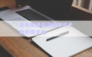 蕭縣聚源國資債權資產政府債定融