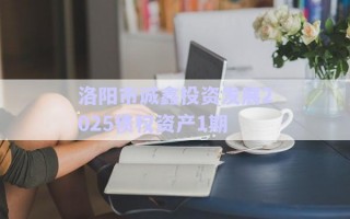 洛陽(yáng)市誠(chéng)鑫投資發(fā)展2025債權(quán)資產(chǎn)1期